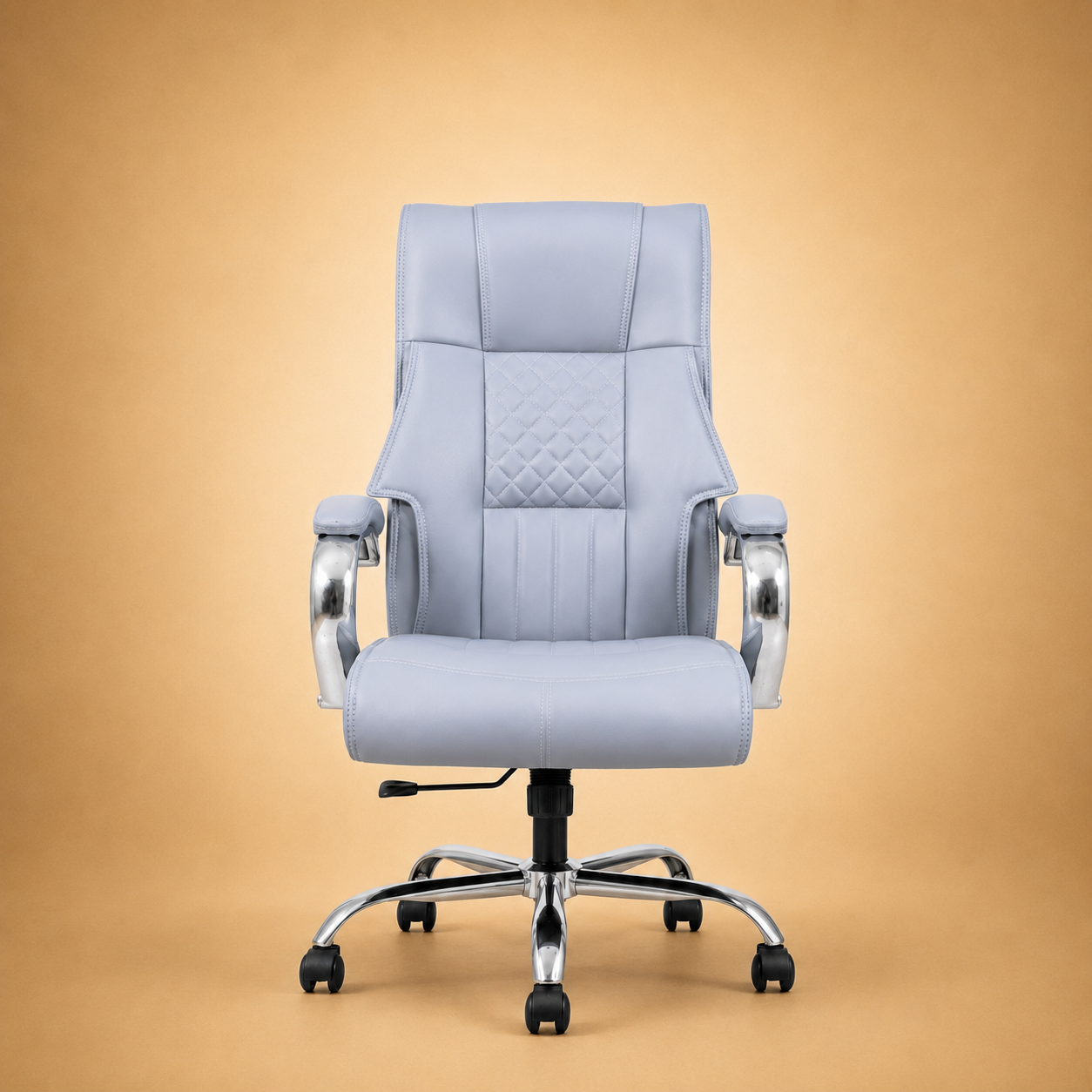 Light Grey High-Back Executive Office Chair